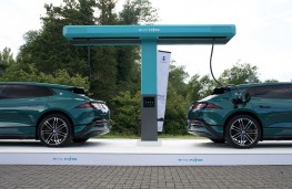 BYD FLASH charger, 2026, charging DENZA Z9 at Uxbridge HQ